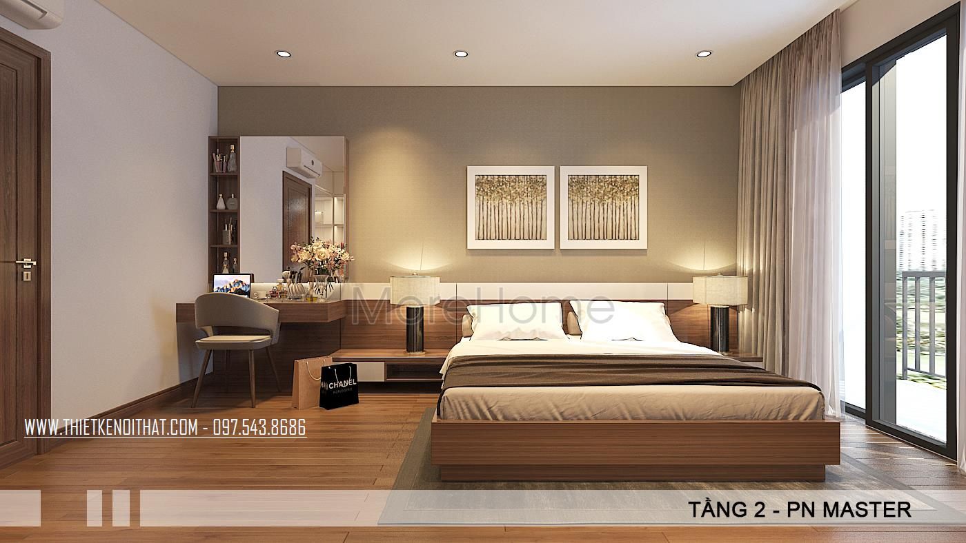 Thiết kế nội thất biệt thự hiện đại tại VinHome Thăng Long